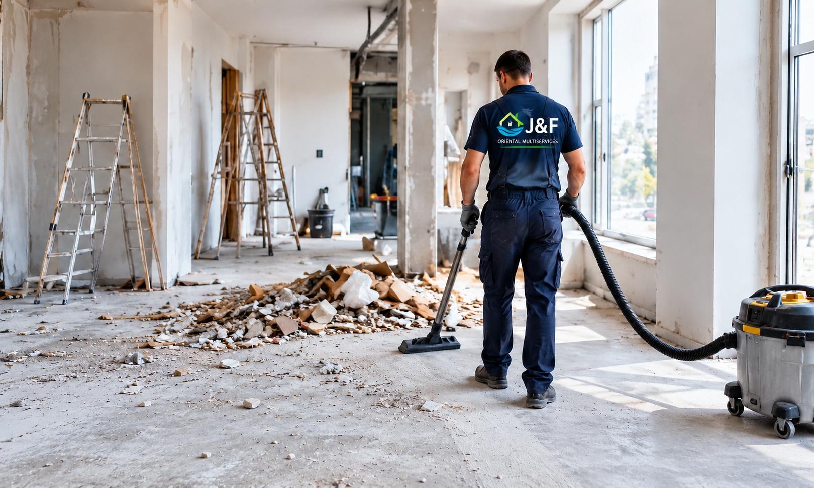 Nettoyage après chantier